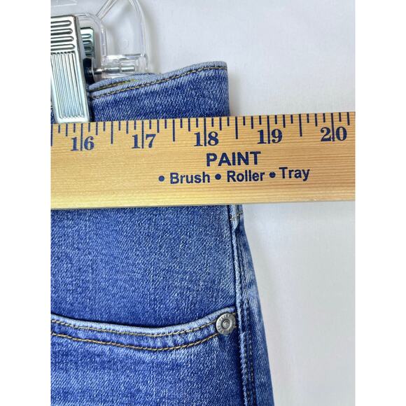 Flint and Tinder Mens 36 x 32 Blue Slim Fit Preppy Y2K Straight Leg Denim Jeans - Picture 5 of 8